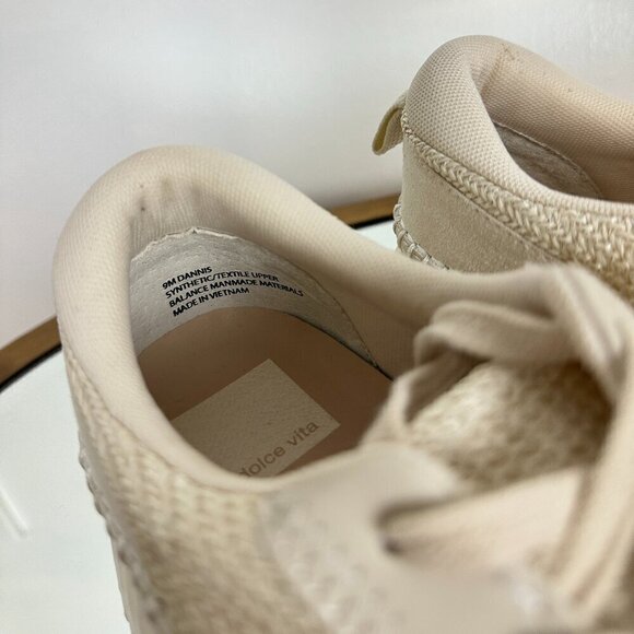 DOLCE VITA Dannis Sneaker in Ivory Woven Size US 9 - Picture 14 of 14